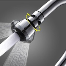 Hakay Aputue Mutfak Lavabosu Için Musluk Adaptörü, Kolay Kurulumlu Çift Modlu Musluk Başlığı, 16MM ve 22MM Için Düzensiz Adaptör, 360° Dönebilen Mutfak Musluğu Sprey Başlığı