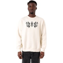 Hakay Tshirthane Demon Slayer Anime Upper Moon Demon Eyes Ekru Erkek 2ip Sweatshirt P20895S5293, M