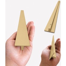 Hakay Özen Düz Mat Sarı Çekmece Kulp 704 mm Modern Dolap Kapak Kulpu Metal Mobilya Kulbu Modern Tasarım