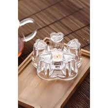 Die Grup Perotti Warmy Cam Demlik Altı Isıtıcı Stand 14 cm