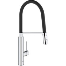 Hakay Grohe Eviye Bataryası Spiralli 2fonk Concetto KROM/SIYAH-31491000