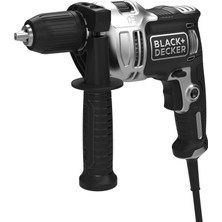 Hakay Black + Decker Silver Series BEH71A40SK-QS 710 W Kablolu Darbeli Matkap + Acc (10 Adet Matkap Ucu + 15 Adet Dübel And +15 Adet Vida, Şarj Aleti) Kitbox