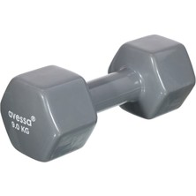 Hakay Avessa 9 kg Vinly (Pvc) Dambıl, Koyu Gri