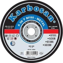 Hakay Karbosan 180X3MM Metal Kesme Taşı (10'lu Paket)