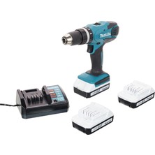 Hakay Makita HP457DWE3 Makita Akülü Darbeli Matkap Li-Ion 18 V + 3 Piller 1,1 Ah