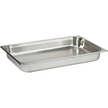 Hakay Paslanmaz Çelik Gastronom/gastronorm Küvet Gn 1/1-65 (53 x 32,5 x 6,5 Cm)