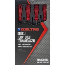 Hakay Izeltaş 4776008107 Delikli Torx Uçlu Tornavida Seti 7 Parça