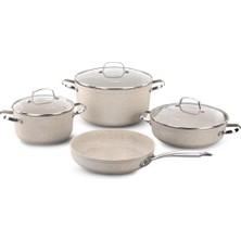 Die Grup Korkmaz Granita 7 Parça Tencere Seti