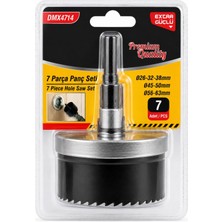 Hakay 7 Parça Panç Testere Seti Ø26-32-38-45-50-56-63 mm