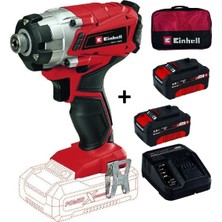 Hakay Einhell Te-Cı 18/1 Li Akülü Darbeli Vidalama + 2X4AH Starter Kit + Bez Çanta