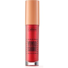 Die Grup Callista Vivid Shine Lipgloss Nemlendiricili Dudak Parlatıcısı 101 Drop Everything Red, Kırmızı