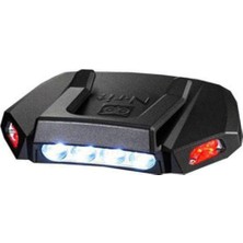 Hakay N-Rit Ultra Bright 6 Ledli Şapka Lambası Lamba, Unisex, Siyah, Tek Beden