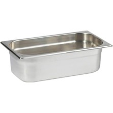 Hakay Paslanmaz Çelik Gastronom/gastronorm Küvet Gn 1/3-100 (32,5 x 17,6 x 10 Cm)