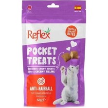 Bezos Pocket Treats Tüy Yumağı Kontrolü Yetişkin Kedi Ödül Maması 60 gr