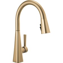 Hakay Delta Faucet Delta Musluk Lenta Altın Mutfak Bataryası, Pull Down Püskürtücü ile Mutfak Muslukları, Mutfak Lavabo Bataryası, Manyetik Yerleştirme Püskürtme Başlığı ile Mutfak Evyesi Için Altın Musluk,