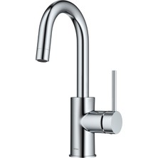 Hakay Kraus KPF-2600CH Modern Mateo-Tek Kollu-Mutfak Armatürü, Krom