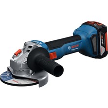 Hakay Bosch Gws 18V-8 Akülü Taşlama Makinesi (1 x 4.0 Ah Akü; Şarj Cihazı; Takım Çantası; 125 Mm)