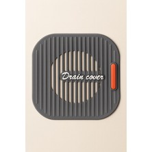 Hakay Busstier Süzgeçli Gider Kapatıcı Silikon Kapak Mat Banyo Mutfak Lavabo Için Koku Önleyici Su Geçişine Uygun Kaymaz Kare Tasarım Gider Kapağı Tıpa Mat