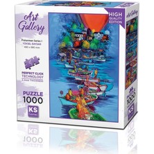Hakay Ks Puzzle 1000 Parça Art Gallery Fishermen Series I