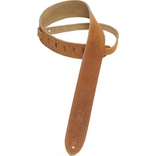 Die Grup Levy's Leathers MS12-HNY 2" Hand-Brushed Suede Guitar Strap, Honey