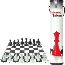Hakay Ucuz Karton Rulo Pratik Kullanışlı Satranç Takımı