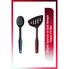 Hakay Tupperware Büyük Spatula ve Çok Amaçlı Kaşık 2'li Set