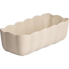 Hakay Emile Henry Madeleine Fırın Kabı Baton 9 x 13,5 x 29 cm Ekru/clay