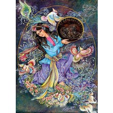 Hakay Gold Puzzle 1000 Parça Çiçekler ve Kuşlar