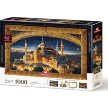 Hakay Art Puzzle Ayasofya 1000 Parça Çerçeveli Puzzle