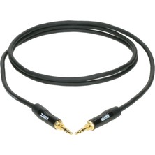 Hakay Klotz Pro Altın Uçlu Mini Jack Stereo Aux Kablo Siyah 1,5m