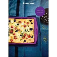 Hakay Tupperware Mor Silikon Pişirme Kabı Dikdörtgen Özel Seri
