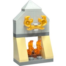 Hakay LEGO Harry Potter Mikro Yapılar - Day 19 - Fireplace With Reindeer Horn (Three Broomsticks Inn) 5702017413448
