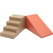Hakay Iglu Slayt Seti Xxl Yumuşak Yapı Taşları Köpük Yapı Taşları Dev Yapı Taşları (Pastel Sonbahar)