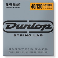 Hakay Jim Dunlop DBSBN40120 Nickel 5 Telli Bas Gitar Seti (40-120)