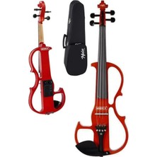 Hakay Midex RCZ-606RD Elektro Keman Seti Red (Kulaklık Kablo Tuner Yastık)