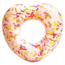 Hakay Intex 56253 Kalp Şekilli Donut Simit 104 Cm, Su Sporları, Plaj Malzemesi, Şişme Ürün, Yüzme Aksesuarı, Kamp, Dalış, Güvenlik
