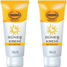 Hakay Ersağ 50 Faktör Güneş Kremi 100 ml 2 Adet