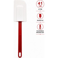 Hakay Siliconly 41CM Polikarbon Isıya Dayanıklı, Kırılmaz, Yanmaz,yapışmaz Silikon Uçlu Spatula
