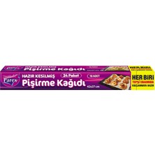 Hakay Hazır Kesilmiş Pişirme Kağıdı 10’lu 42 x 37 cm 24 Paket 1 Koli