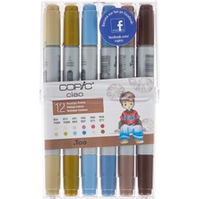 Hakay Copic Ciao 12 Li Set Nostalgie Colors