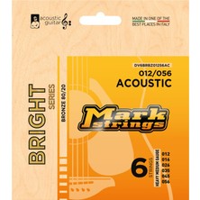Hakay Mark Strings Bright 80/20 Bronze 12-56 Akustik Gitar Teli