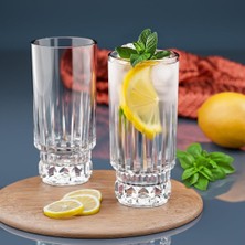 Hakay Yzhome 6 Lı Kristal Cam Meşrubat Bardağı Bardak Kupa 270ML
