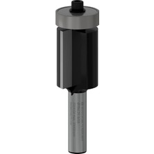 Hakay Bosch 1 x Pro Düz Freze, Altta Bulunan Kılavuz Bilyalı Rulmanlı (Yumuşak Ahşap, Sert Ahşap, Çap 19 Mm, Profesyonel Aksesuar El Frezesi, Düzeltme Yönlendirici)