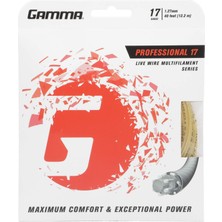 Hakay Gamma Tenis Teli Professional 17 Set, Doğal, S