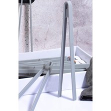 Hakay Porselen Diyarı Silikon Tutacak Maşa 29 cm Füme