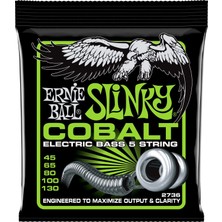 Die Grup Ernie Ball Bass 5 Slinky Kobalt E-Bas Telleri, 45-130