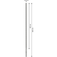 Die Grup Bosch 1x Pro Sds Plus-5x Kırıcı Delici Delme Ucu (Donatılı Beton, Beton, Ø 10,00 Mm, Professional Aksesuar Kırıcı Delici)