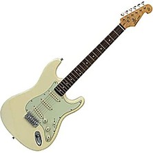 Die Grup Sx Stratocaster Elektro Gitar, Vintage White
