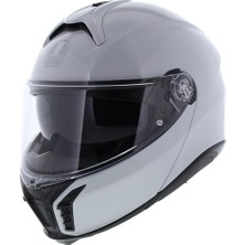 Hakay Agv Tourmodular Motosiklet Kaskı Çene Açılır Kask Solid Stelvio White L
