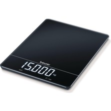 Hakay Beurer Ks 34 Mutfak Terazisi, 15 Kg'a Kadar Hassas Tartımlar Için, Dara Fonksiyonu ve Magic LED Ekran ile